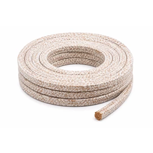 Gland Packing Lubricated / PTFE Impregnated Kynol Fiber 1 Roll