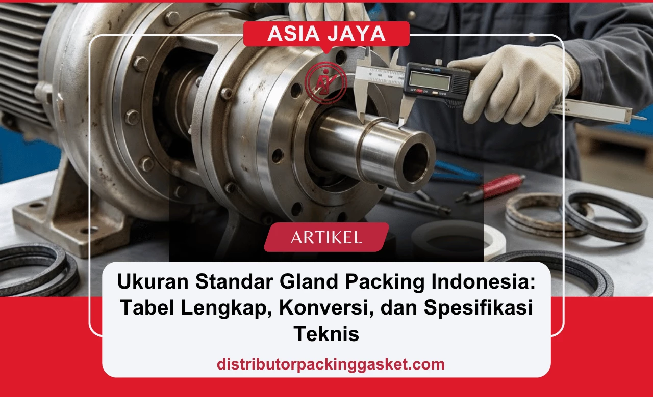Ukuran Standar Gland Packing Indonesia: Tabel Lengkap, Konversi, dan Spesifikasi Teknis
